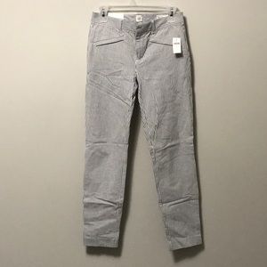 NWT Gap Trousers- Stripes- Size 0